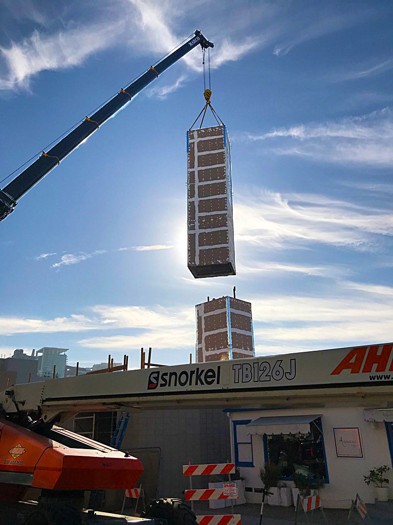 The MEM Elevator System is stackable making it usable for both low and mid-rise applications.