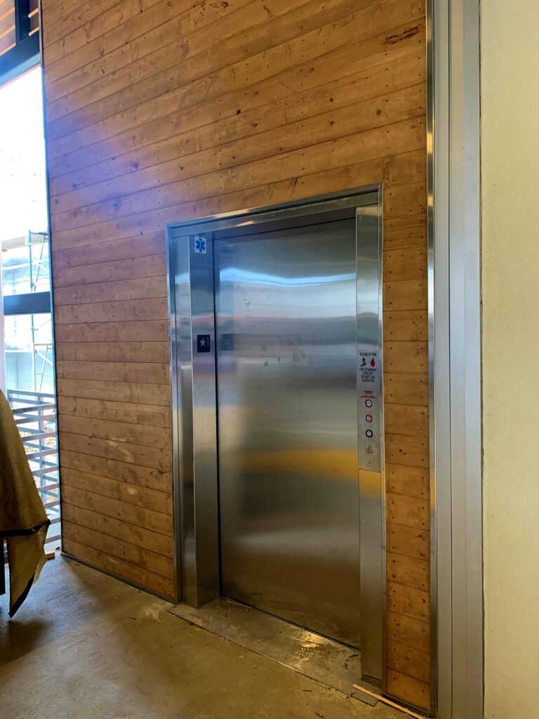 Distinct advantages of the modular elevator include several factors. 